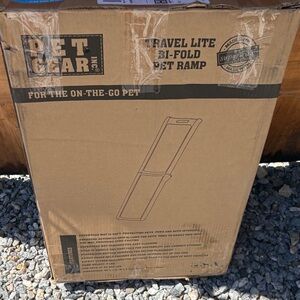 Travel Lite Bi-Fold Pet Ramp - Brown